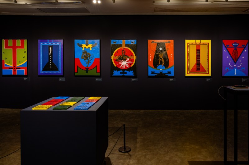 Vista da montagem de Entrar na Grande Noite, Museu de Arte do Rio, 2026