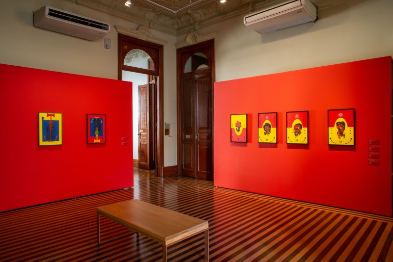 Vista da exposição ÀMÌ: Signos Ancestrais, Espaço Cultural Arte Sesc, 2023