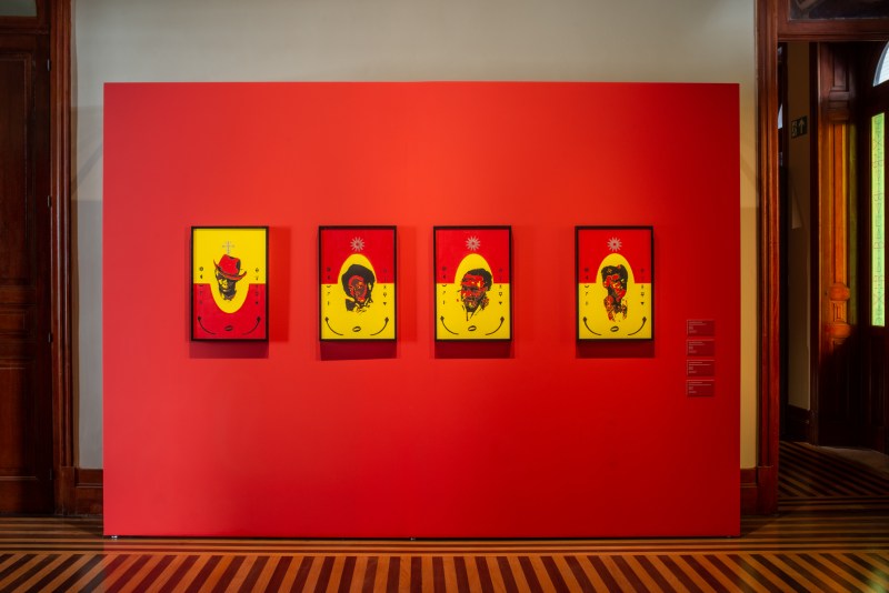 Vista da exposição ÀMÌ: Signos Ancestrais, Espaço Cultural Arte Sesc, 2023